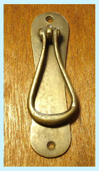 Brass pull handle Item Code KS.474 L_112 mm W_30 mm